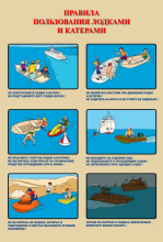 Памятка: правила пользования лодками и катерами
