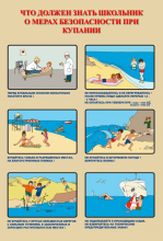 Памятка: что должен знать школьник о мерах безопасности при купании